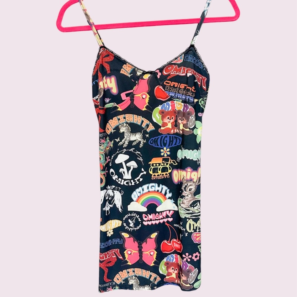 NWT omighty logomania dress
